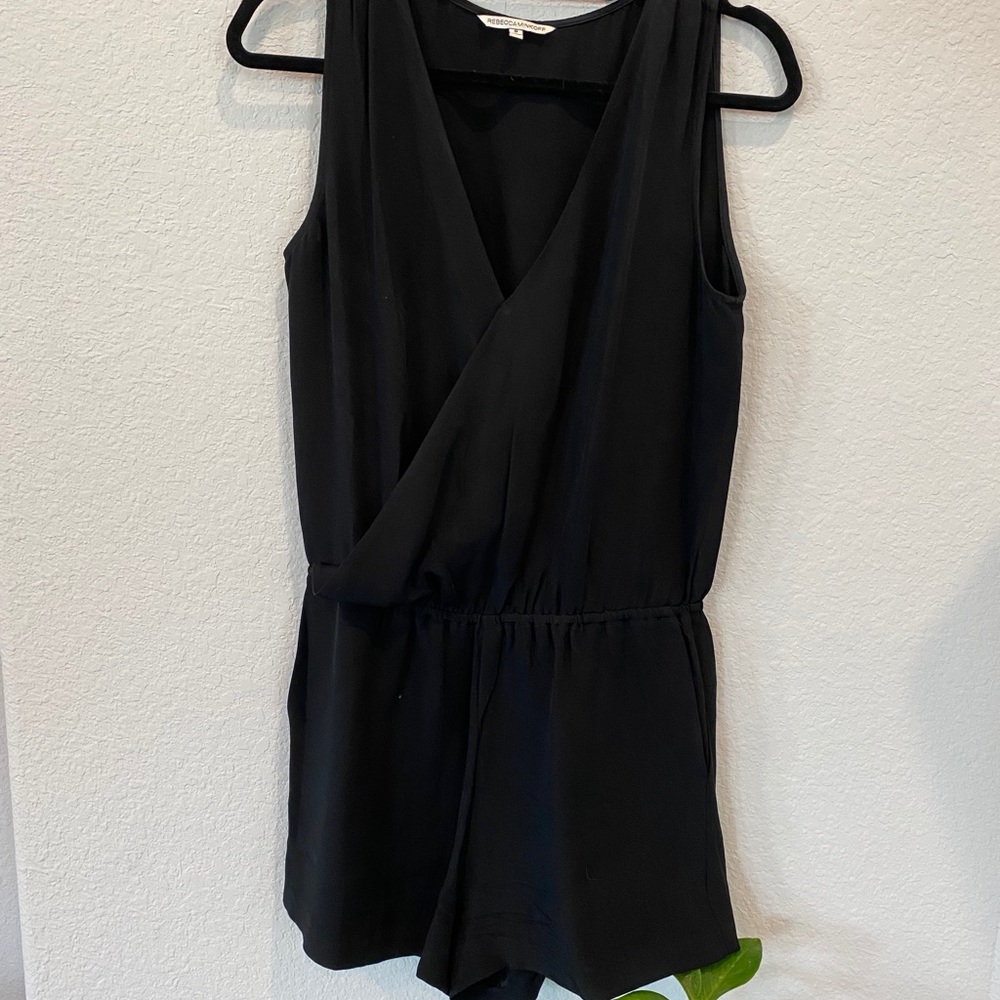 Rebecca Minkoff Satin Romper